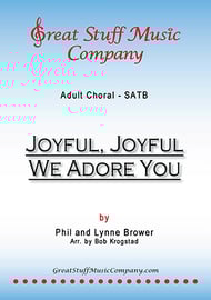 cover Joyful, Joyful, We Adore You SATB choral sheet music cover